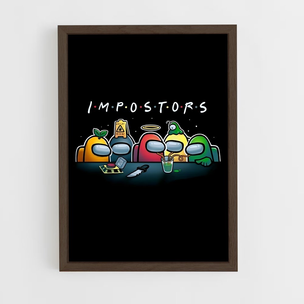Poster Simpson Mania – affiche Among us (vue 5)